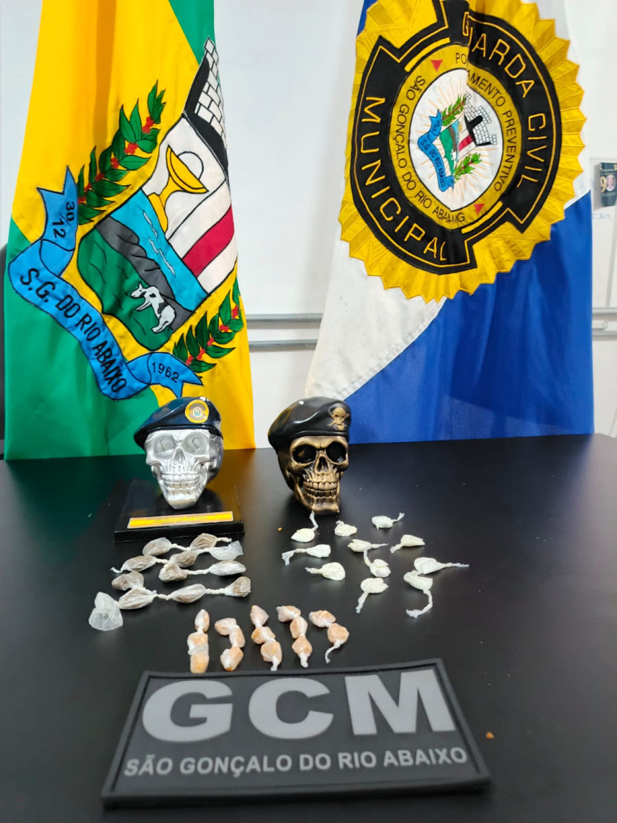 Guarda Civil Municipal prende homem por tráfico de drogas no bairro Guanabara