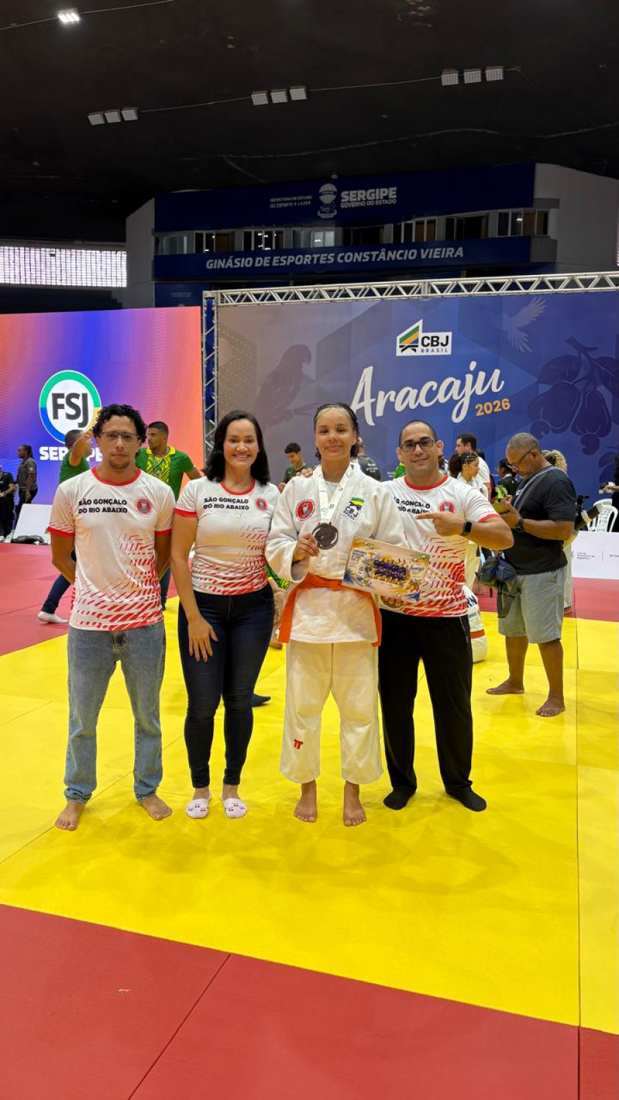 Judoca de São Gonçalo conquista medalha inédita no Campeonato Brasileiro