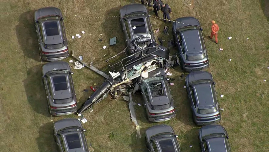 Colisão entre helicópteros deixa seis mortos no Rio de Janeiro