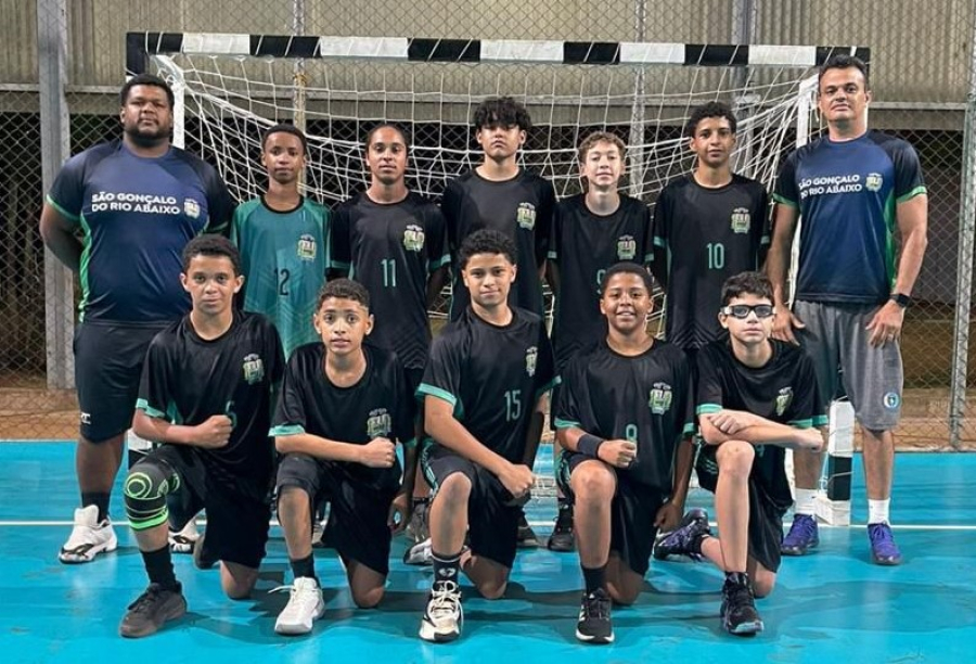 São Gonçalo termina Campeonato Mineiro Infantil de Handebol em 3º lugar