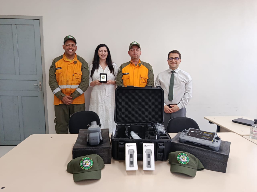 Brigada Florestal de João Monlevade recebe drone para reforçar combate a incêndios