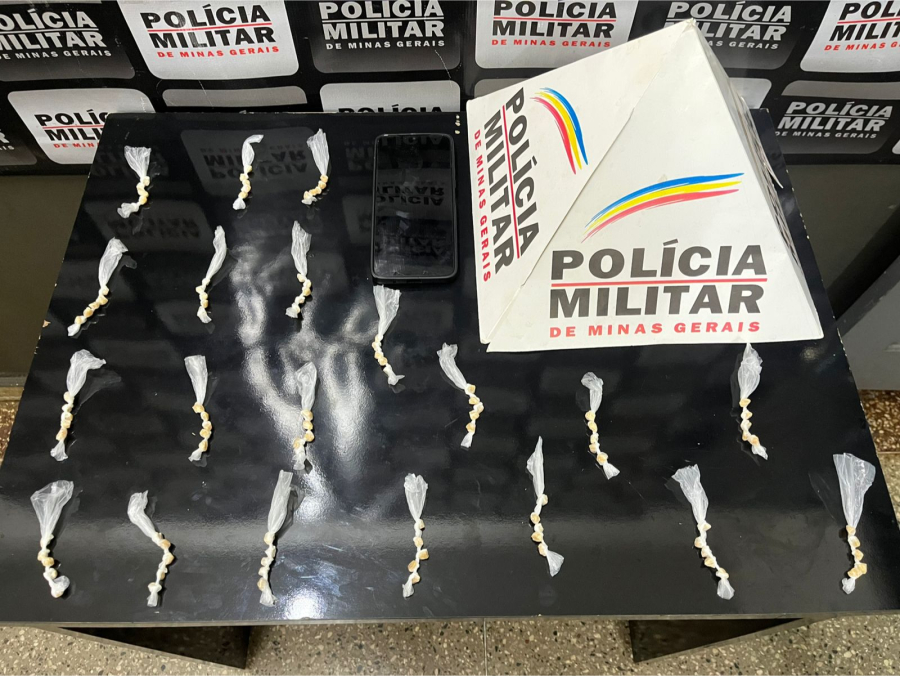 SANTA BÁRBARA: POLÍCIA MILITAR PRENDE SUSPEITO DE TRÁFICO DE DROGAS NO BAIRRO SÃO VICENTE