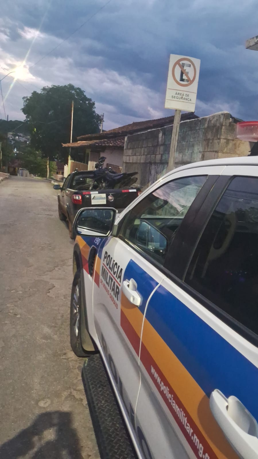 Bom Jesus do Amparo: jovem é preso após fugir da PM e conduzir moto com identificação adulterada