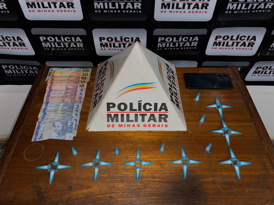 Barão de Cocais: Polícia Militar prende dois suspeitos por tráfico de drogas