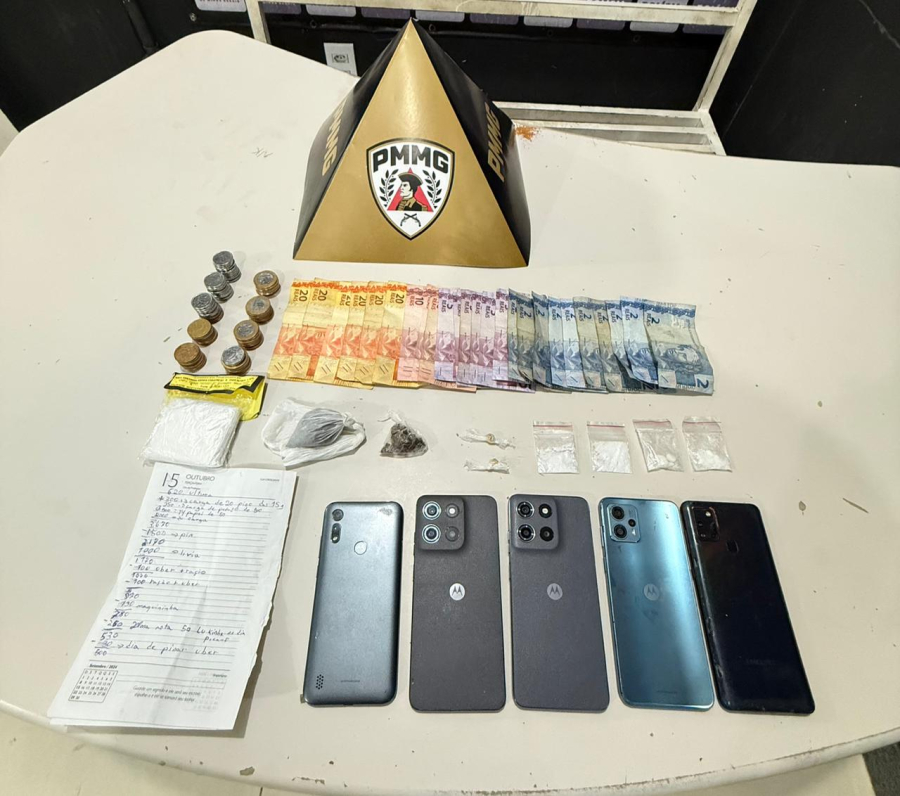 Polícia Militar prende homem por tráfico de drogas em Itabira