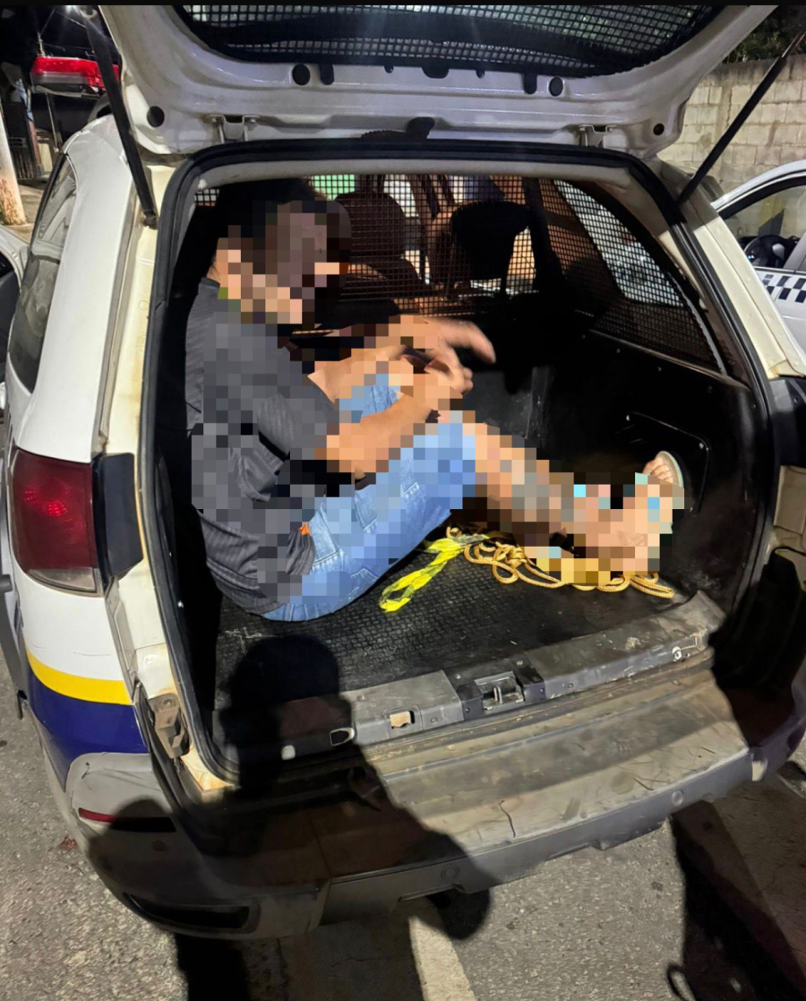 Homem agride a mãe e tentar contra vida do irmão com uma faca em Santa Barbara 