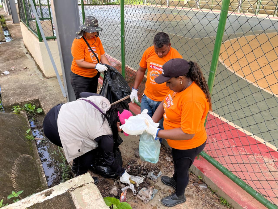 Mutirão contra a dengue e vacinação reúnem equipes e moradores em São Gonçalo do Rio Abaixo