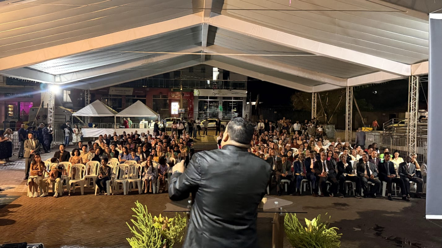 Igreja Assembleia de Deus celebra 90 anos na região com grande culto na praça central de São Gonçalo do Rio Abaixo