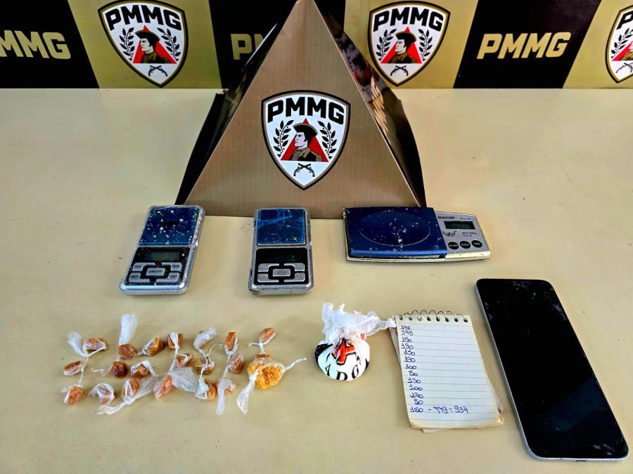 Homem é preso por tráfico de drogas e violência doméstica em João Monlevade