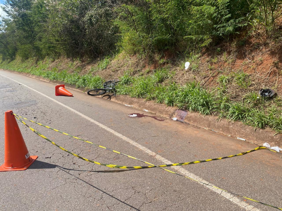 Ciclista morre após atropelamento durante Pedal do Trabalhador em Itabira